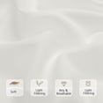 thumbnail image 5 of Chyhomenyc Cream Sheer Curtains 84 Inches Long 2 Panels Set, Light Filtering Solid Window Curtain Panels for Living Room, Rod Pocket Soft Voile Curtain Drapes for Bedroom，Each 42"Wx84"L, 5 of 8