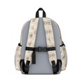 thumbnail image 3 of Sunflower White Pattern Cute School Backpack with Padded Back and Adjustable Shoulder Straps 13.4"x11"x4.7", 3 of 5