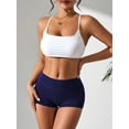 thumbnail image 4 of Mengpip Women's Cotton Boy Shorts Panties High Waisted Stretch Underwear, 5 Pack, Sizes M to 2XL, 4 of 6