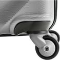 thumbnail image 4 of U.S. Traveler US09108S Gilmore 3 Piece Expandable Hardside 4-Wheel Spinner Luggage Set with Push-Button Handle System, Silver, 4 of 6