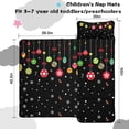 thumbnail image 5 of Black Christmas Ornament Pattern Toddler Nap Mats for Kids Preschool,50"x20" Sleeping Mat Bag or Kids,Toddler Sleeping Bag,Toddler Nap Mat or Daycare, 5 of 6