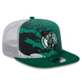 thumbnail image 3 of Men's New Era Kelly Green Boston Celtics Court Sport Speckle 9FIFTY Snapback Hat, 3 of 6