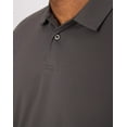 thumbnail image 4 of Hanes Moves Men's Short Sleeve Performance Polo Grey Encore M, 4 of 10