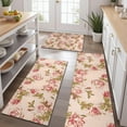 thumbnail image 2 of Pioneer Flower Floral Print Pattern Kitchen Rugs Sets Of 3,Kitchen Runner Rugs Non Skid Washable,Decorative Kitchen Floor Mats for Kitchen,Sink,Laundry,17"x30"+ 17"x47" + 17"x59", 2 of 6