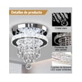 thumbnail image 2 of Lámpara Xtellar De Techo Colgantes Cristal Luz Moderna Lujoso Color Blanco, 2 of 6