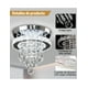 thumbnail image 2 of Lámpara Xtellar De Techo Colgantes Cristal Luz Moderna Lujoso Color Blanco, 2 of 6
