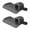 Gray 2 pcs, variant on DimyFew Ergonomic Workout Grip Fingerless Gym Grip for Pull Up Weight Lifting Gray 2 pcs