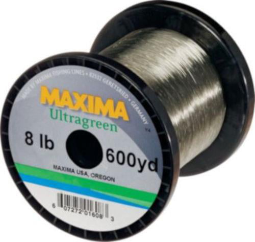 Maxima Ultragreen Copolymer Monofilament One Shot Spool Premium Fishing Line 