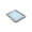 Blue S（43x33cm), variant on YYDENG Non-electric Summer Cooling Pet Bed Pillow-shaped Sturdy Padded Rim Polyester Mat S M L XL Dimensions Cozy Surface Reduce Summer Overheating for Cats Small Medium Dogs Indoor/Outdoor Resting
