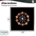 thumbnail image 4 of Stupell Industries Coastal Nautical Nature Arrangement Gray Floating Frame Canvas Art, 25 x 25, by Beth Adoette, 4 of 8