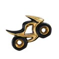 thumbnail image 2 of Estatua de motocicleta, escultura moderna, figura decorativa minimalista coleccionable, adorno de mesa para estantería, decoración del hogar Negro, 2 of 8