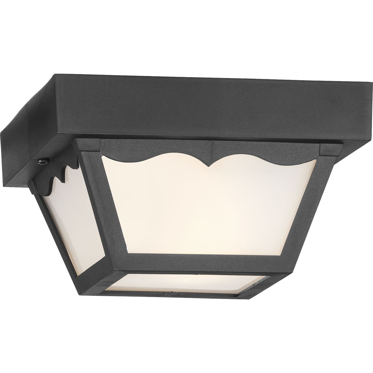 One-Light 8-1/4" Flush Mount for Indoor/Outdoor use