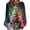 #339-Multicolor, variant on Neewe Sweatshirts for Women Crewneck Christmas Long Sleeve Loose Fit Knitting Cotton Tops Fashion 2025