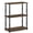 Walnut, variant on Pemberly Row Wood 3-Tier Shelf Display Rack with Classic Tube in Walnut