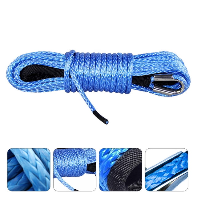Raindrops Durable Blue Car Pulling Rope Tow Strap with Hook for Traction and Outdoor Use