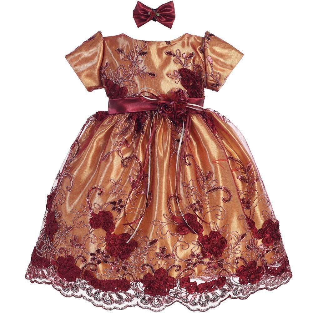 burgundy baby girl clothes