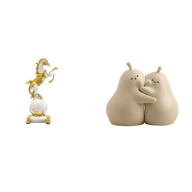 Figura de caballo, estatua moderna, adorno de mesa, escultura de animal para dormitorio, centro de mesa, chimenea, sala de estar, escritorio, soporte