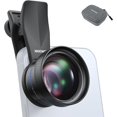 thumbnail image 1 of NEEWER 58mm Teleobjetivo con 17mm Clip Roscado para Cámara de Movil, 6 os en 5 Grupos, 2X Aumento, Coatible con iPhone Android Samsung para Fotografía de Retrato, LS-71, 1 of 5