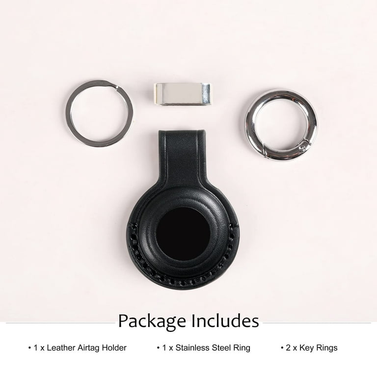 KEEPXYZ Genuine Leather Airtag Holder Suitable for Apple Airtag