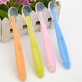thumbnail image 2 of 1PC Baby Feeding Spoon Infant Non-slip Training Silicone Soft Spoon Newborn Feeding Tableware, 2 of 8
