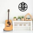 thumbnail image 2 of Chinese Xi Character Meaning Double Happiness and Good Luck Laser Cut Solid Steel Wall Sign, 2 of 3