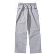 thumbnail image 5 of Zszcpp High Waisted Pants Mens Mountaineering Windproof Rushing Climbing Side Open Zip Loose Straight Trousers Casual Trouser, 5 of 5