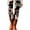 Multicolor, variant on JeashCHAT Women's Fleece Lined Tights Womens Casual Printed Tight Leggings High Waist Long Pants