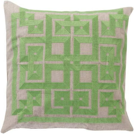 Surya Surya Pillows Area Rugs - LD006 Contemporary Peridot/Oatmeal Lattice Knot Trellis Squares Rug