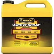 Pyranha 001GWIPEG 068022 Wipe N'Spray Fly Protection Spray for Horses, 1 Gallon,Yellow