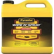 Pyranha 001GWIPEG 068022 Wipe N'Spray Fly Protection Spray for Horses, 1 Gallon,Yellow