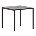 thumbnail image 1 of Flash Furniture XU-DG-UH8100-GY-GG Rectangular Outdoor Dining Table w/ Umbrella Holder - Steel, Gray, 1 of 1