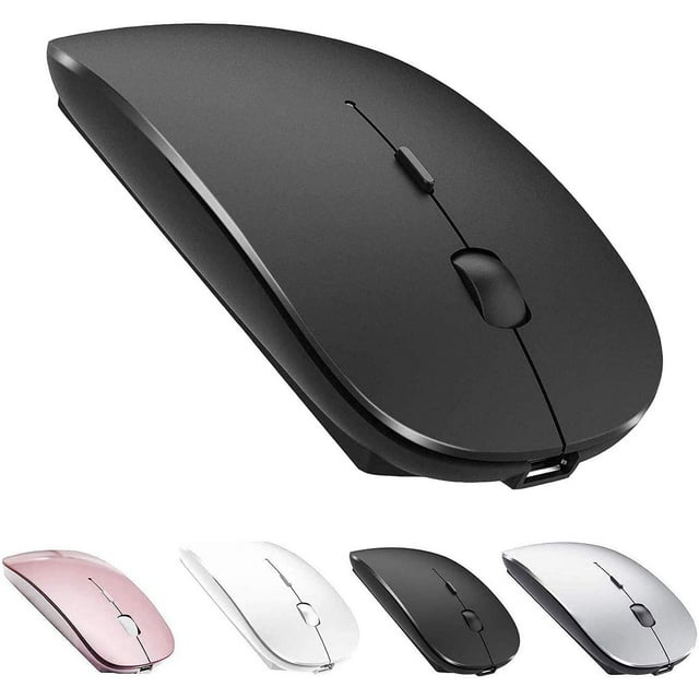 Bluetooth Mouse Rechargeable Wireless Mouse for MacBook Pro,Bluetooth Wireless Mouse for Laptop PC Computer