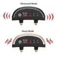 thumbnail image 2 of keepw USB Rechargeable Pets Nylon Shock Collar Electric Large Small Trainer Waterproof Safe Automatic Necklace Household Accessories Gold, 2 of 6