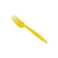 thumbnail image 3 of JAM Paper Party Supply Plastic Forks, Yellow, 100/Pack, 3 of 4