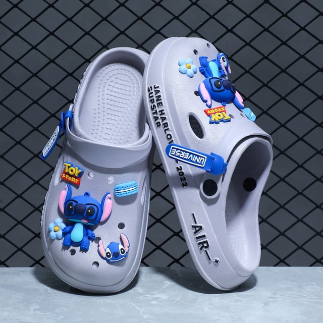 Sandalias de playa Miniso Disney, transpirables, ligeras y cómodas para vadear, con agujeros, para parejas, transpirables, huecas, de Eva, regalo para niña