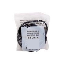 Belkin High Performance patch cable - 6 ft - black - B2B