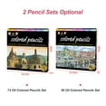 thumbnail image 3 of H&B Oil Colored Pencils Set 50 Color Pre-Sharpened Color Sketch Pencils Art Supplies for Students Adults Artists Drawing Sketching Coloring Books Decoration DIY Projects Present Gift, 3 of 6