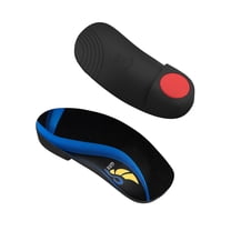3/4 Arch Support Insoles for Women/Men,QBK Orthotics Shoe Insoles High Arch Supports Shoe Insoles for Plantar Fasciitis, Flat Feet, Over-Pronation,Height Increase Insoles, Heel Cushion Inserts，M