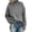 Grey, variant on Sanbonepd Womens Sweaters Fall Winter Turtleneck Solid Color Knit Pullover Sweater