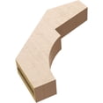 thumbnail image 6 of Ekena Millwork 3"W x 18"D x 18"H Monterey Rough Cedar Woodgrain TimberThane Knee Brace, Primed, 6 of 6