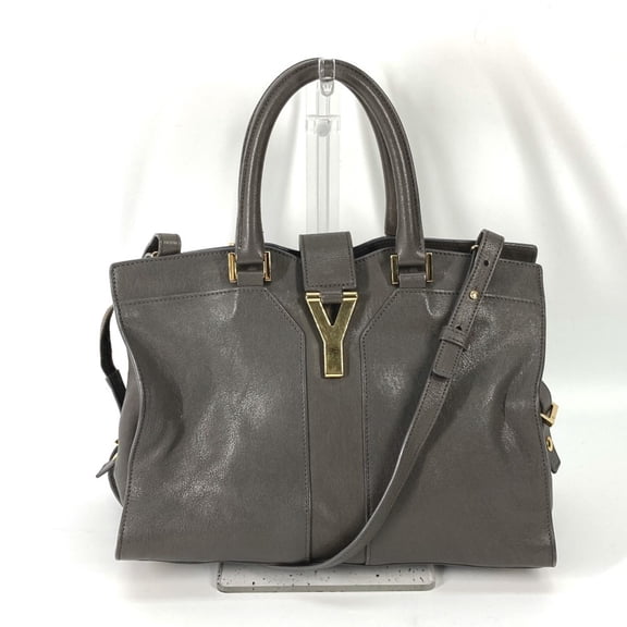 Pre-Owned Yves Saint Laurent 400666 Y Logo Cabas Chic Tote Bag, 2-Way Shoulder... (Good)