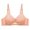 Orange, variant on Women Plus Size Wirefree Bra Plus Size Seamless Wireless Triangle Bralette for Comfortable Light Support and Everyday Wear 48 Beige