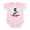 Petal Pink, variant on CafePress - Born To Ski Jacob Infant Creeper - Baby Light Bodysuit, Size Newborn - 24 Months