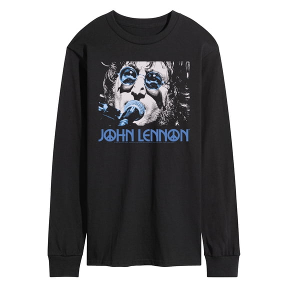 John Lennon - JL Close Up - Men's Long Sleeve Graphic T-Shirt