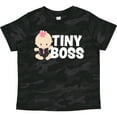 thumbnail image 3 of Inktastic Tiny Boss with Baby in Suit Girls Toddler T-Shirt, 3 of 5