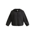 thumbnail image 5 of Time and Tru Women's and Women's Plus Fleece Zip Hoodie, Sizes XS-3X, 5 of 5