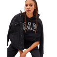 thumbnail image 1 of Gap - Sudadera con Capucha y Logotipo para Mujer, Negro (True Black), Large, 1 of 5