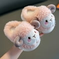 thumbnail image 2 of Mikilon Kids Winter Warm Slippers Size 0-9 Years Cute Non-slip Home Shoes Solid Color Comfortable Shoes, 2 of 3