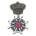 thumbnail image 3 of lanema Antique Metal Badge Martial Enthusiast Historical Collectible Antique Emblem, 3 of 13