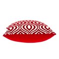 thumbnail image 6 of Parkland Collection Altia Transitional Red and White Pillow Cover, 6 of 9